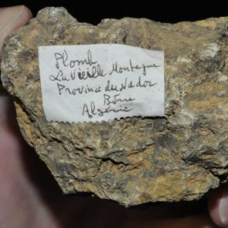 Minerai de plomb (galène) de la société Vieille Montagne de Nador (Algérie).
