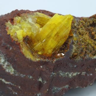 Legrandite, mine d'Ojuela, Mexique.