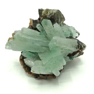 Baryte (Barytine) verte, Shangulowe, Katanga, République Démocratique du Congo.