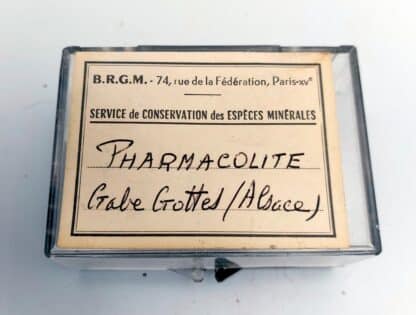 Pharmacolite, Gabe Gottes, Sainte-Marie aux Mines, Alsace.