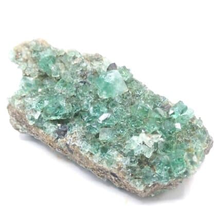 Fluorine (Fluorite), Mine Heights, Cornouailles, Royaume-Uni.