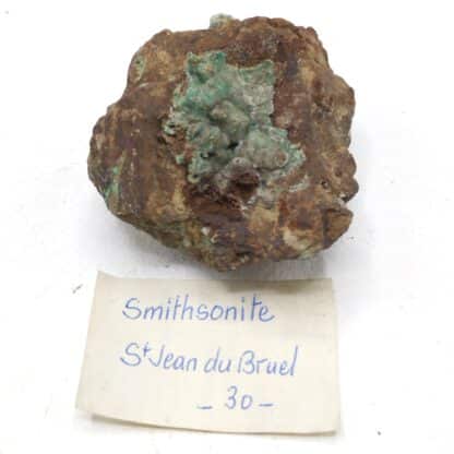 Smithsonite, Saint-Sauveur, Le Vigan, Gard.