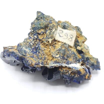 Azurite, Puits XII, Touissit, Maroc.