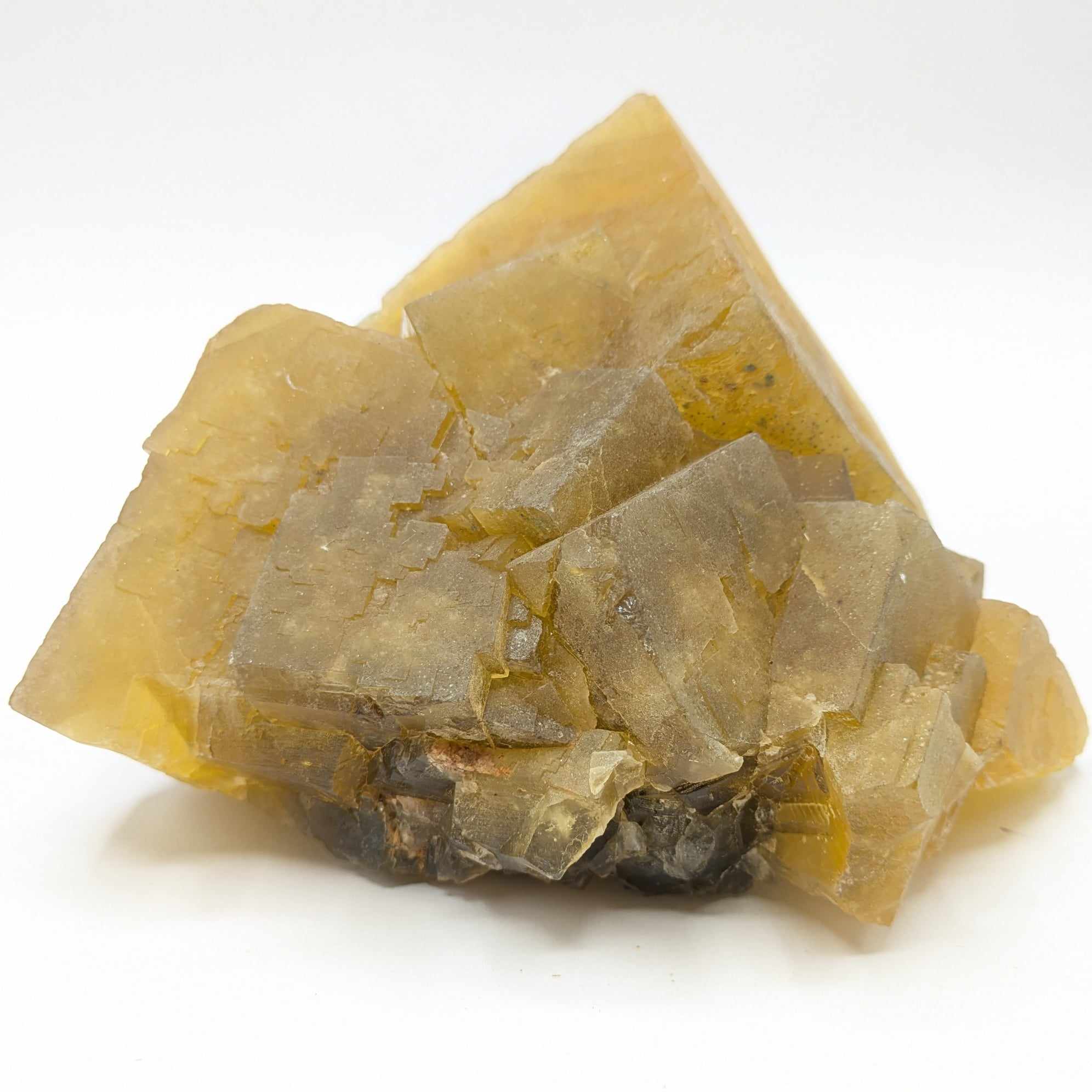 Fluorite (Fluorine) jaune, Le Beix, Puy-de-Dôme, Auvergne.