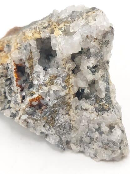 Tétraédrite, Quartz, Dolomite, mine de la Rabasse, Hérault.