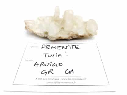 Prehnite maclée, Arvigo, Tessin, Suisse.