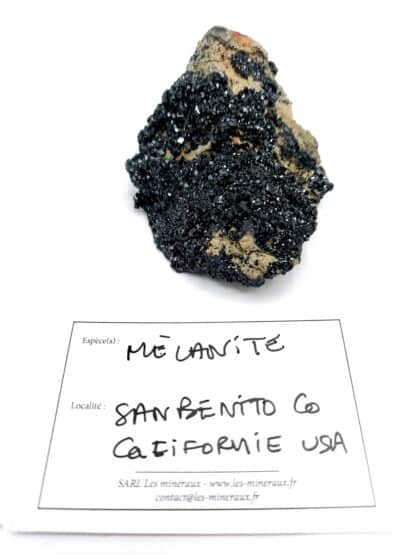 Grenat Mélanite, San Benito, Californie, USA.