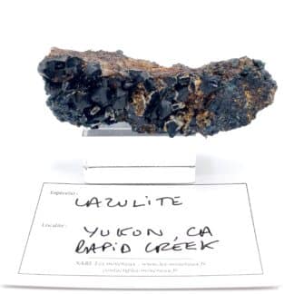 Lazulite, Rapid Creek, Yukon, Canada.