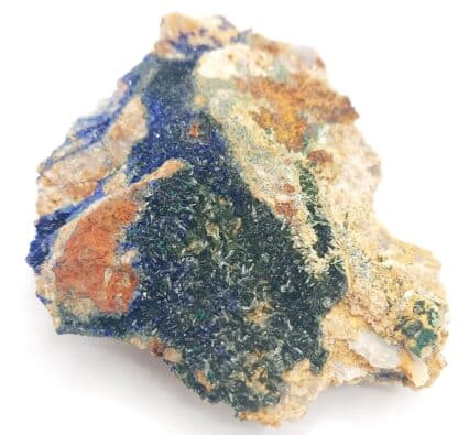 Olivénite, Azurite, Mine de Cap Garonne, Le Pradet, Var.