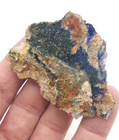 Olivénite, Azurite, Mine de Cap Garonne, Le Pradet, Var.