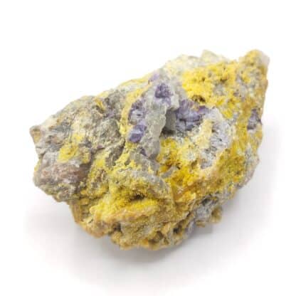 Mimétite & Fluorite, Les Molérats, Saône-et-Loire.