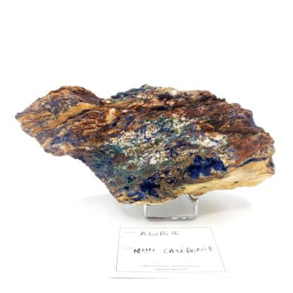 Azurite, Malachite, Nouvelle Calédonie, France.