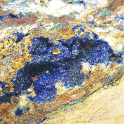 Azurite, Malachite, Nouvelle Calédonie, France.