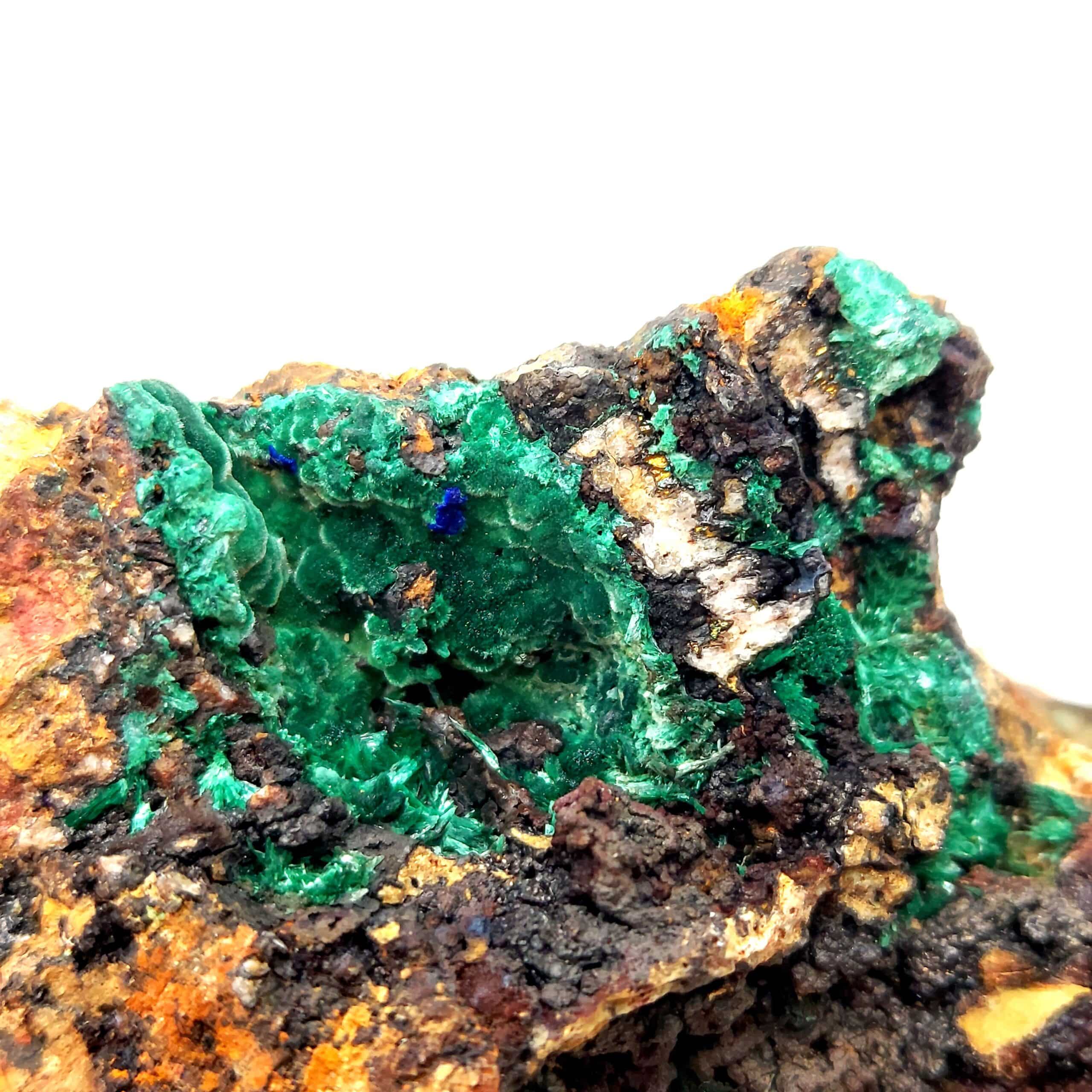 Malachite, Azurite, Nouvelle Calédonie, France.