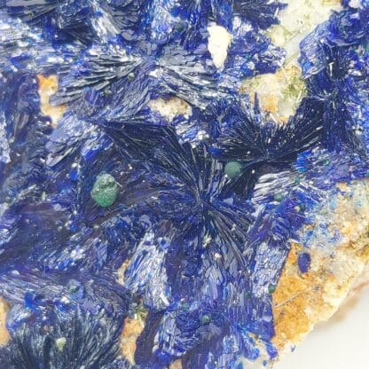 Azurite et malachite, mine de la Garonne au Pradet dans le Var.