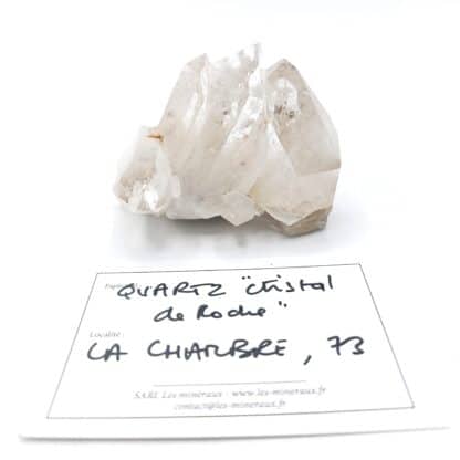 Quartz cristal de roche, La Chambre, Maurienne, Savoie.