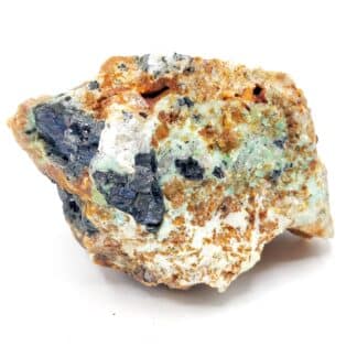 Chrysocolle et Galène, Les Molérats, Saint-Prix, Saône-et-Loire.