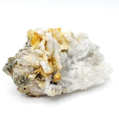 Gypse et Pyrite, mine de Niccioleta, Toscane, Italie.