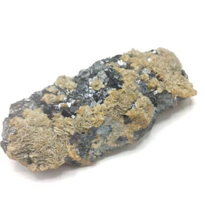 Blende (Sphalérite) & Sidérite, Mine de Peyrebrune, Tarn.