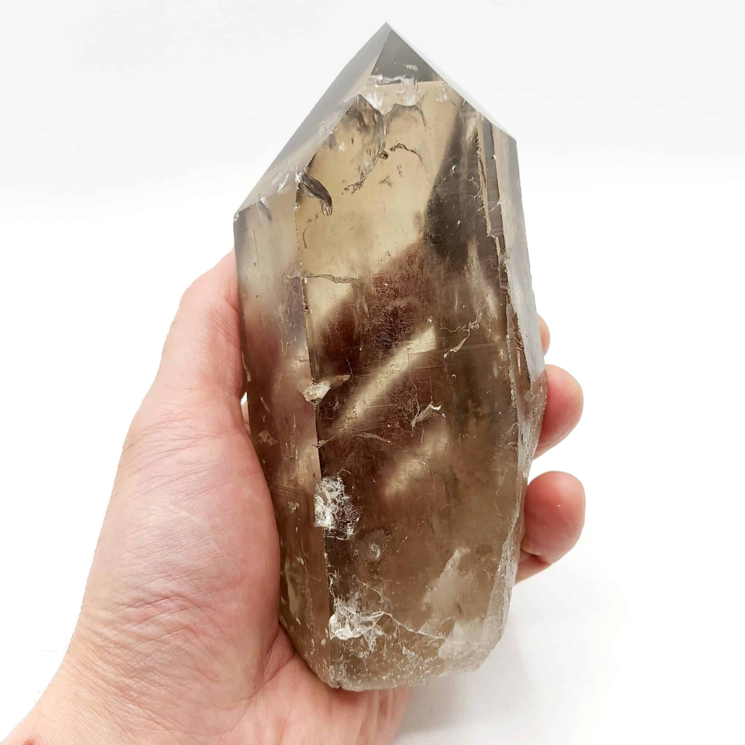 Quartz fumé, massif du Mont-Blanc, Haute-Savoie.