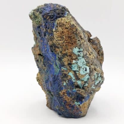 Azurite, Malachite, Chrysocolle, Morenci, Arizona, États-Unis.