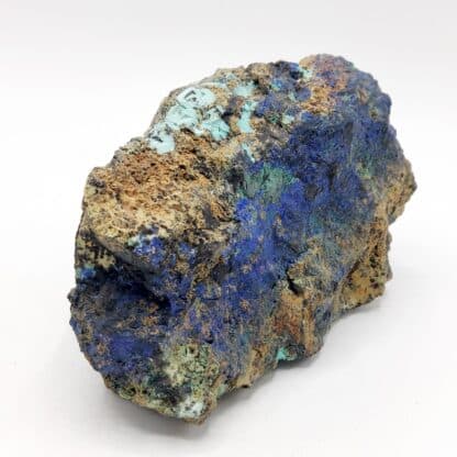 Azurite, Malachite, Chrysocolle, Morenci, Arizona, États-Unis.