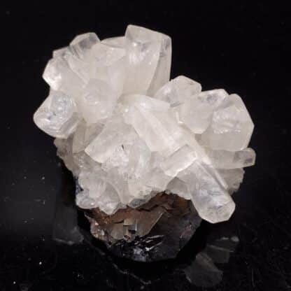 Calcite sur Galène, Rookhope, Cumberland, Royaume-Uni.