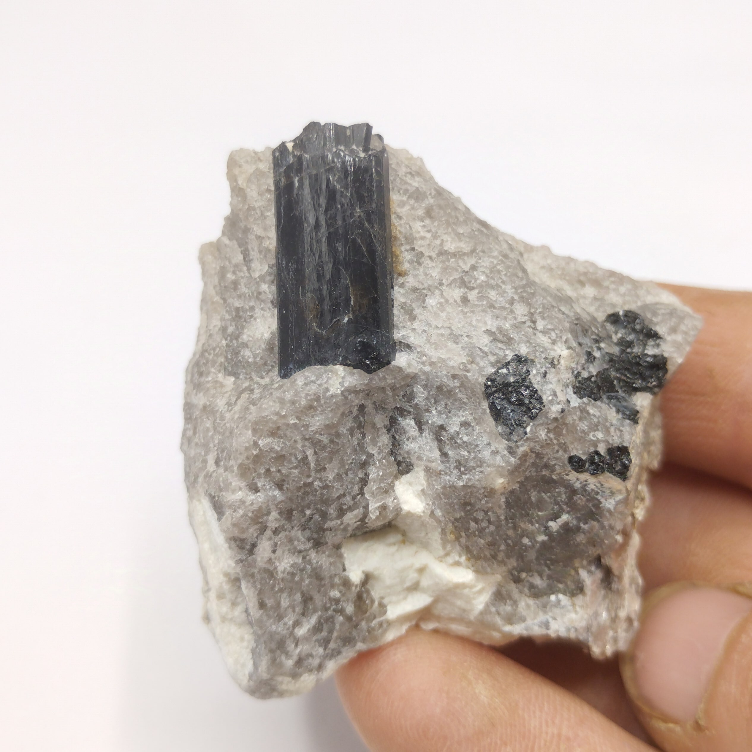 Schorl (Tourmaline), Chantier EATP, Egletons, Corrèze.