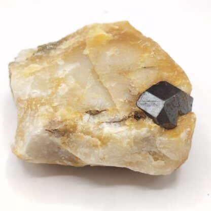 Rutile sur Quartz, Trovinasse, Aoste, Italie.