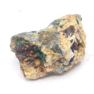 Azurite, Malachite, Fluorite & Cuprite, Ouégoa, Nouvelle-Calédonie.