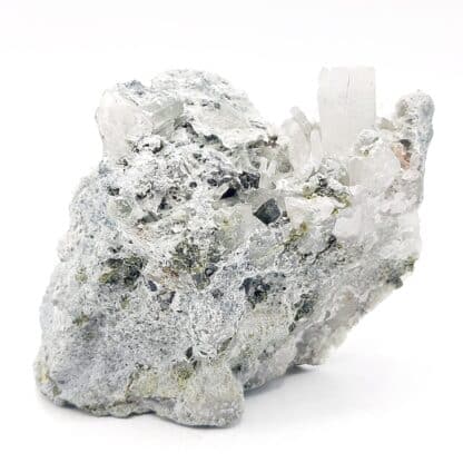 Epidote et Quartz, Carrière de Trapp, Raon L’Etape, Vosges.