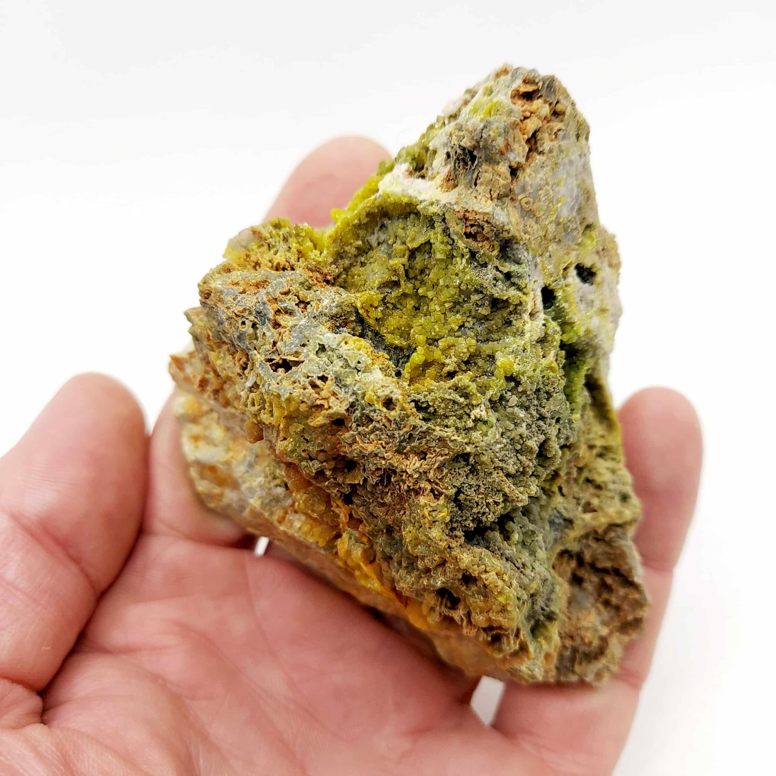 Pyromorphite, Phosphohédyphane, Chanrion-en-Poule, Rhône.