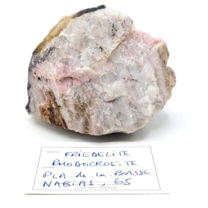 Friedelite & Rhodochrosite, Plan-de-Labasse, Nabias, Hautes-Pyrénées.