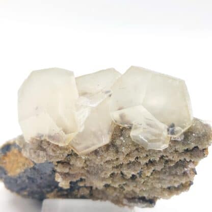 Sidérite, Sphalérite, Calcite, Carrière du Rivet, Peyrebrune, Tarn.