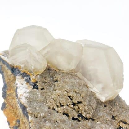 Sidérite, Sphalérite, Calcite, Carrière du Rivet, Peyrebrune, Tarn.