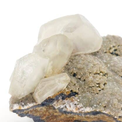 Sidérite, Sphalérite, Calcite, Carrière du Rivet, Peyrebrune, Tarn.