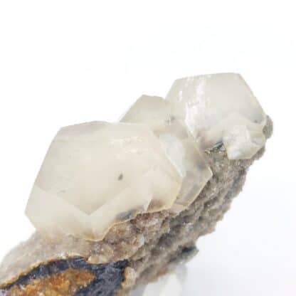 Sidérite, Sphalérite, Calcite, Carrière du Rivet, Peyrebrune, Tarn.