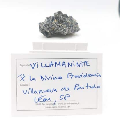 Villamanínite, Mine Providencia, Villanueva de Pontedo, Espagne.