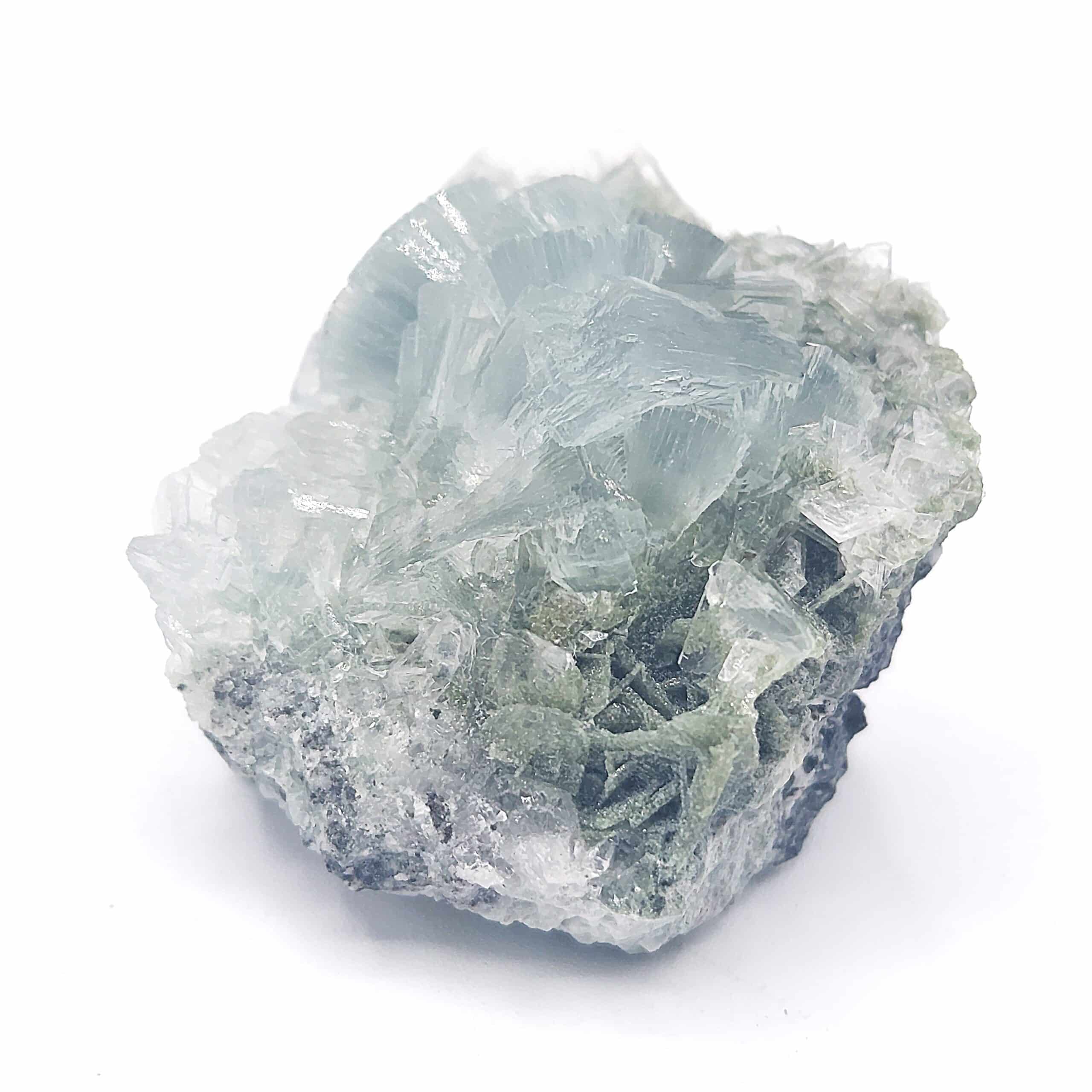 Prehnite Coupholite, La Selle, Saint-Christophe-en-Oisans, Isère.