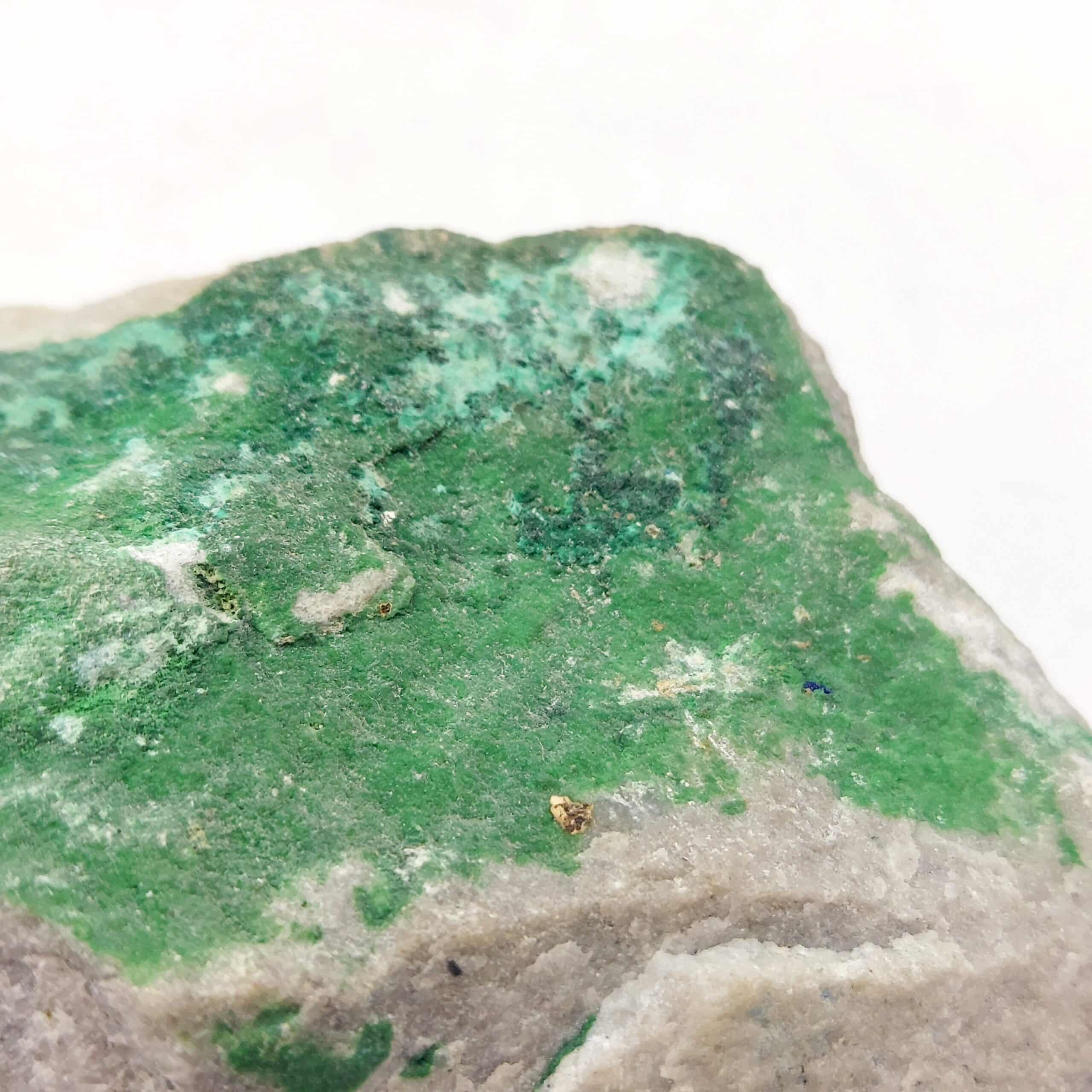 Bayldonite, Olivenite, Malachite, Cap Garonne, Le Pradet, Var.