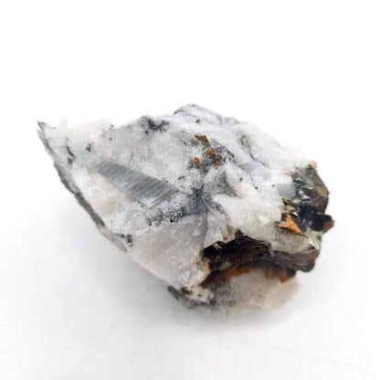 Friedrichite, Chalcopyrite, Pyrite, Les Montées Pélissier, Haute-Savoie.