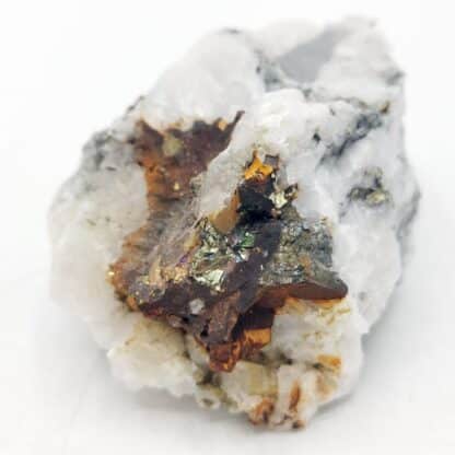 Friedrichite, Chalcopyrite, Pyrite, Les Montées Pélissier, Haute-Savoie.