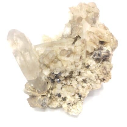 Quartz, Adulaire & Stilbite, Saint Gothard, Suisse.