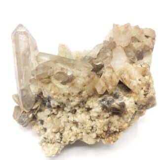 Quartz, Adulaire & Stilbite, Saint Gothard, Suisse.