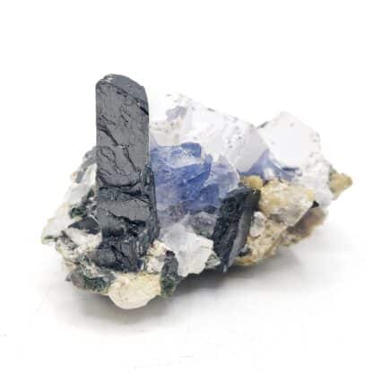 Fluorite, Wolfram, Mine d'Akchatau, région de Karaganda, Kazakhstan.