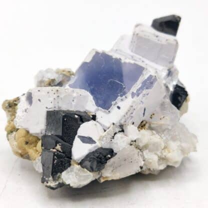 Fluorite, Wolfram, Mine d'Akchatau, région de Karaganda, Kazakhstan.