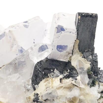 Fluorite, Wolfram, Mine d'Akchatau, région de Karaganda, Kazakhstan.