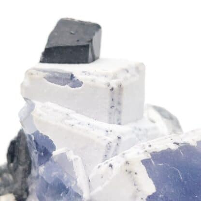 Fluorite, Wolfram, Mine d'Akchatau, région de Karaganda, Kazakhstan.