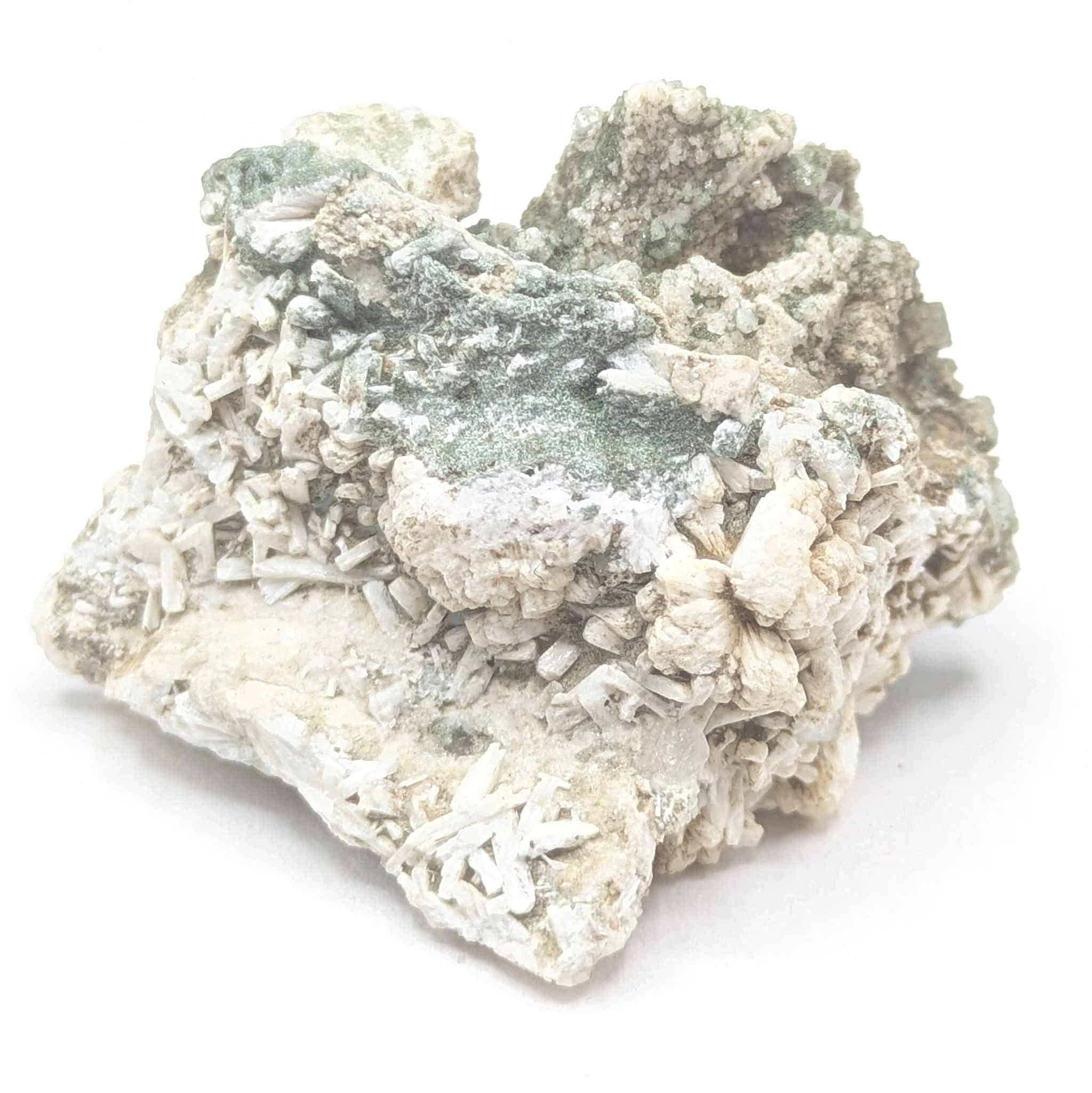 Apatite & Stilbite, Piz Miez, Grisons, Suisse.