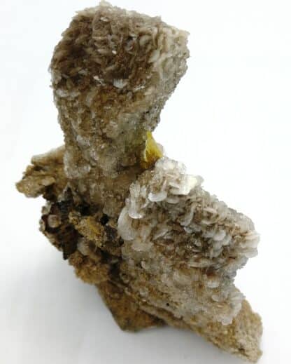 Wulfénite et Calcite, the 79 Mine, Chilito, Arizona, USA.